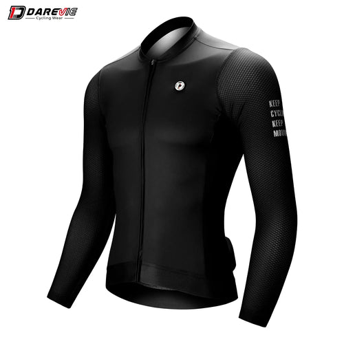 DAREVIE Man Cycling Jersey 2024 Summer Breathable Long Sleeve Men's