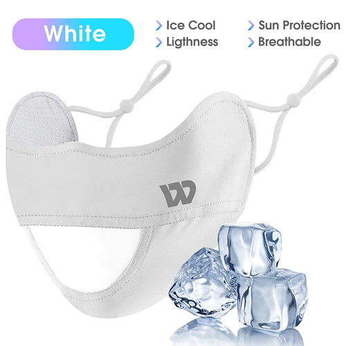 WEST BIKING Summer Ice Silk UV Protection Mask Breathable Outdoor