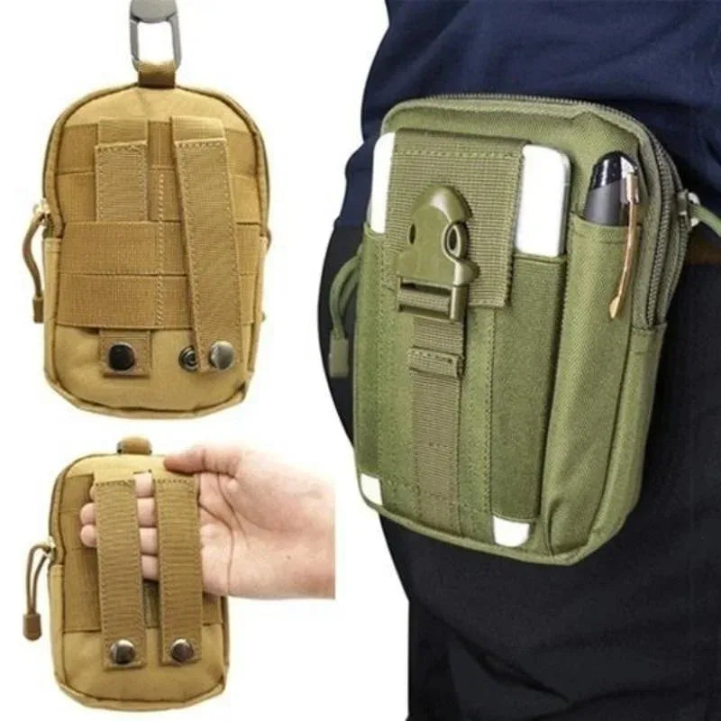 Mobile Phone Case Pouch Waist Bag Waterproof Nylon Multifunction