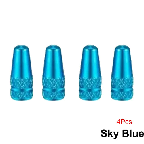 4Pcs/Set Aluminum Alloy Road MTB Track Racing Bike Tube Tyre Bicycle