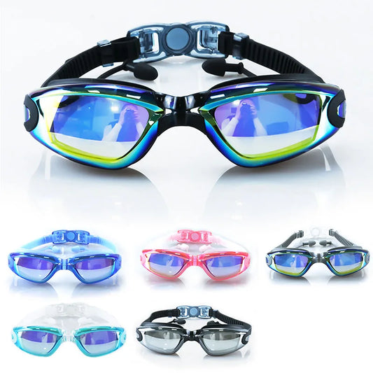 Swimming Goggles Adult Pool Glasses Anti Fog Men Women UV Protection