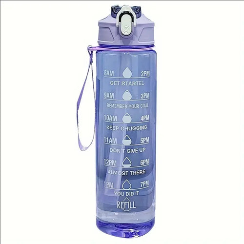 800ml/27oz Large Capacity Sports Water Bottle Leak Proof Plastic
