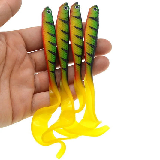 Fishing Lure 125mm 5.5g Swimbait Shad T-Tail Soft Bait Artificial