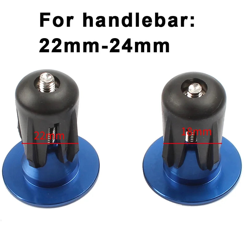 1 Pair Mountain Road Bike Handlebar End Plugs Aluminum Alloy Handle