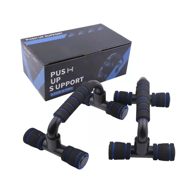 Non-Slip Push Up H-Shaped Support Bar Stand Home Fitness Power Rack