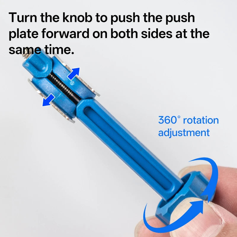 Durable Steel Bicycle Brake Pad Spreader Tool 360° Rotatable Bike Oil