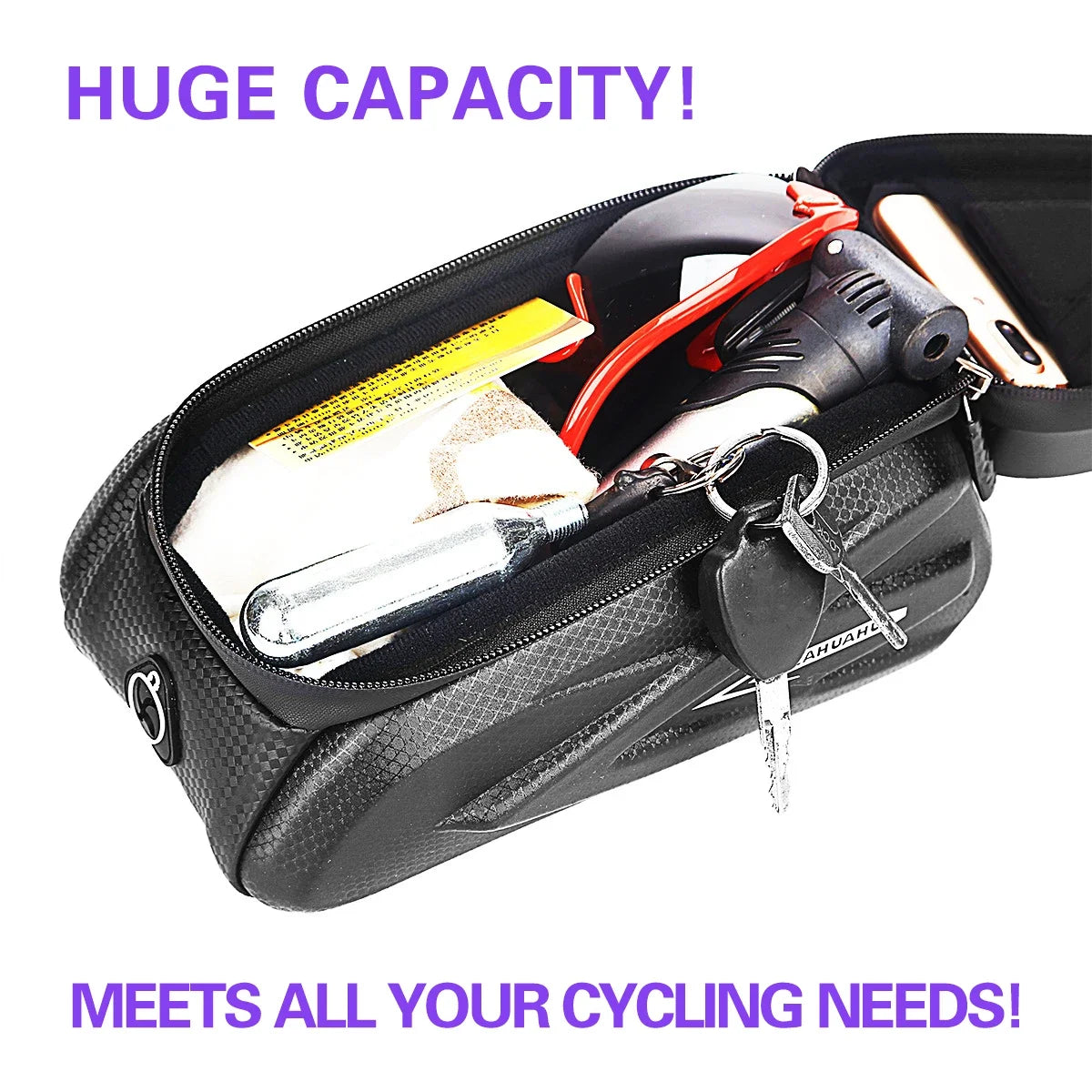 Bicycle bag Front tube bag Hard shell bag Cycling bag Frame bag Top