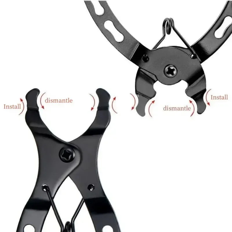 Mini Bike Chain Quick Link Tool Chain Clamp Repair Tools Pliers Mini