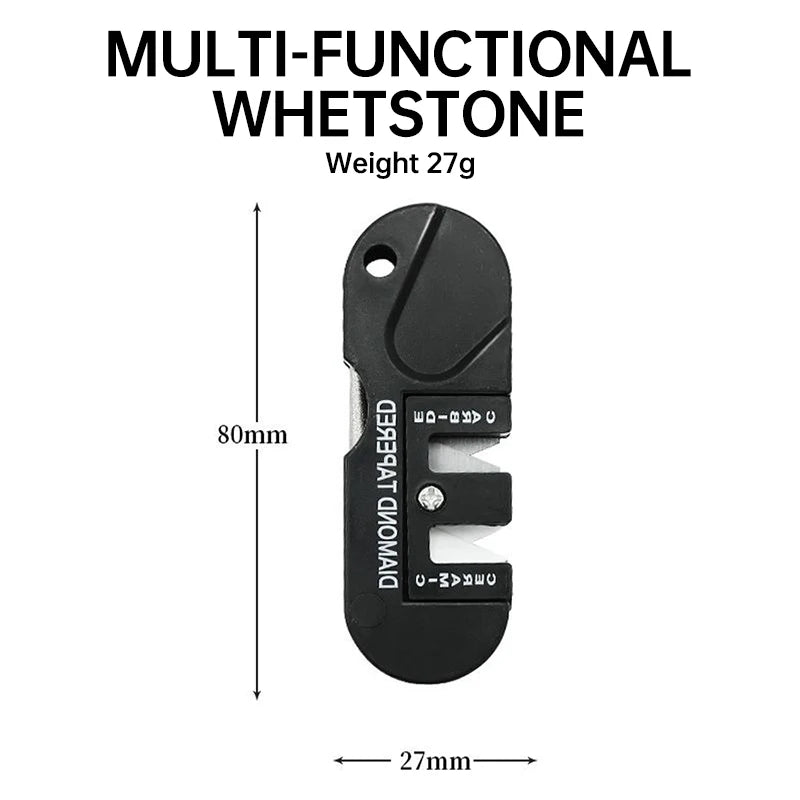 Portable Whetstone 4 in 1 Mini Multi-function Tungsten Carbide Steel