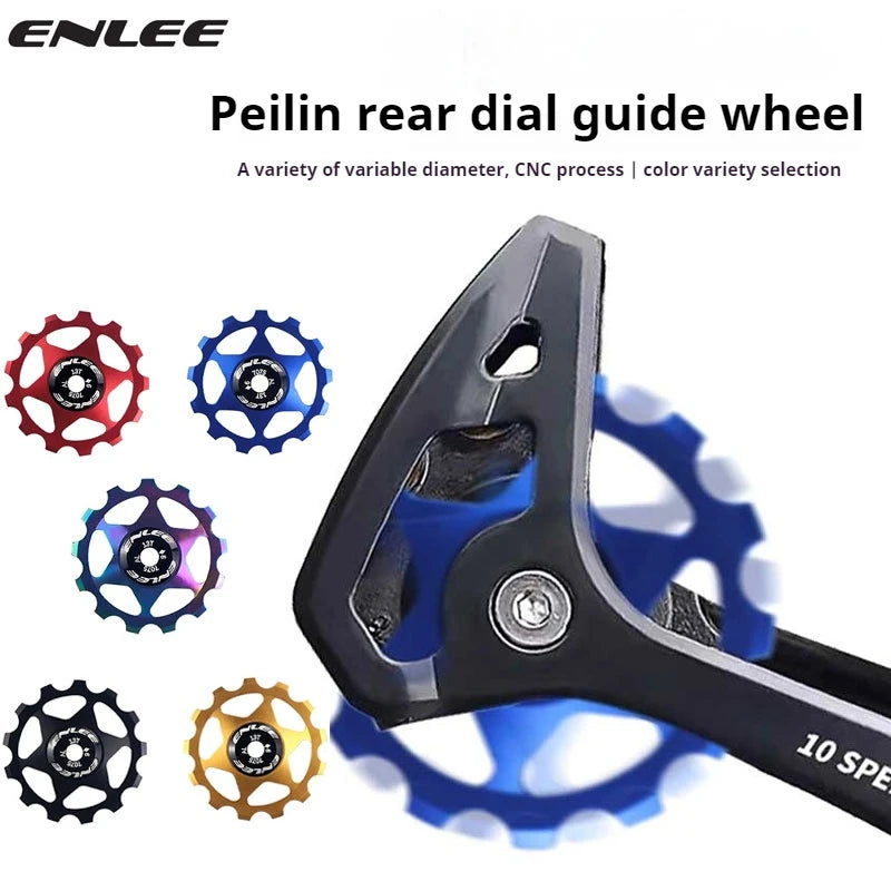 ENLEE Bicycle Guide Wheel Mountain Road Guide Wheel 11T 13T Rear Dial