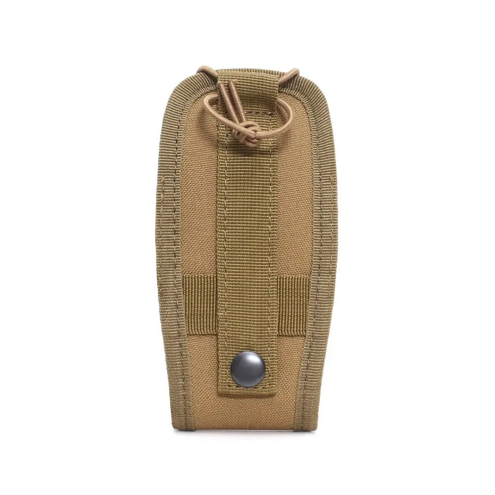 Tactical Walkie Talkie Pouch 600D Oxford Khaki Molle Radio Pouch