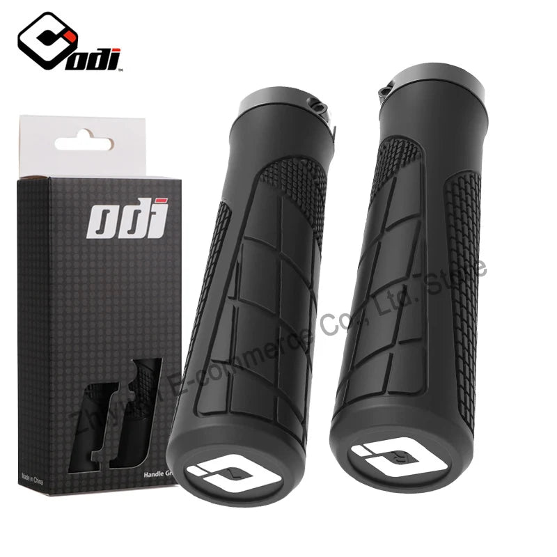 MTB Bicycle Handlebar Grips Rubber Anti-Skid Bike Grips Lock On Road