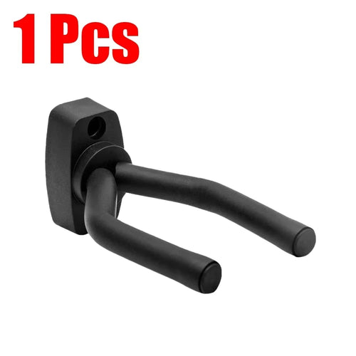 Wall hanger for guitar from 1 to 10 pieces, black hook for all sizes,