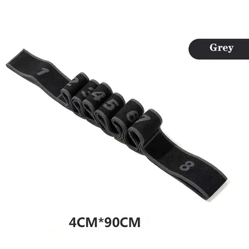 4*90cm Yoga Elastic Stretch Belt Fitness Resistance Band Exercise Pull