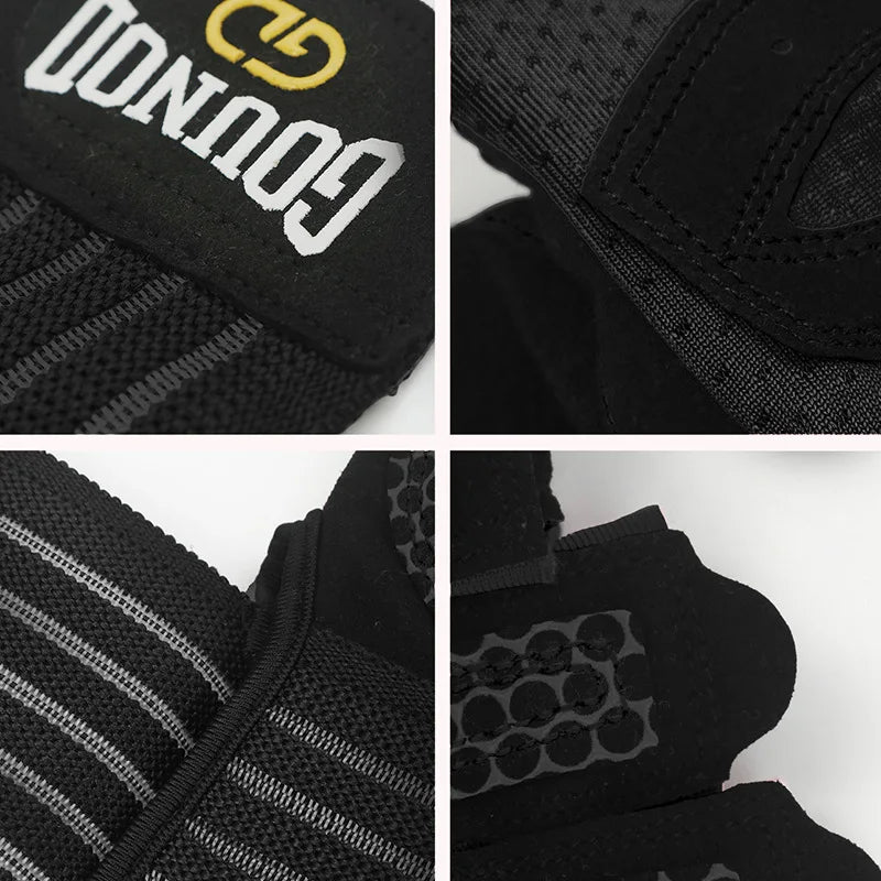 GOUNOD Weightlifting Gloves Wristband Support Breathable Anti-Slip