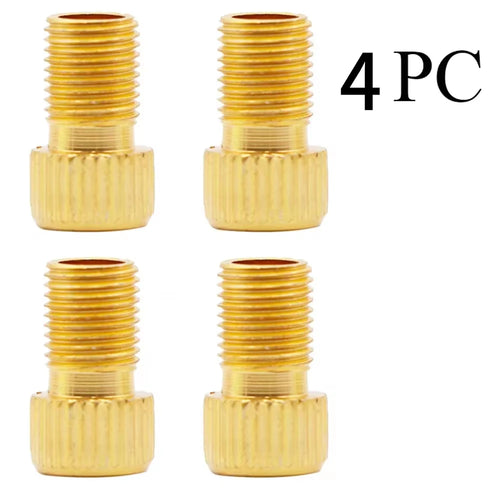 4/5PC F/V To A/V Valve Adapter Bike Value Converter Presta To Schrader