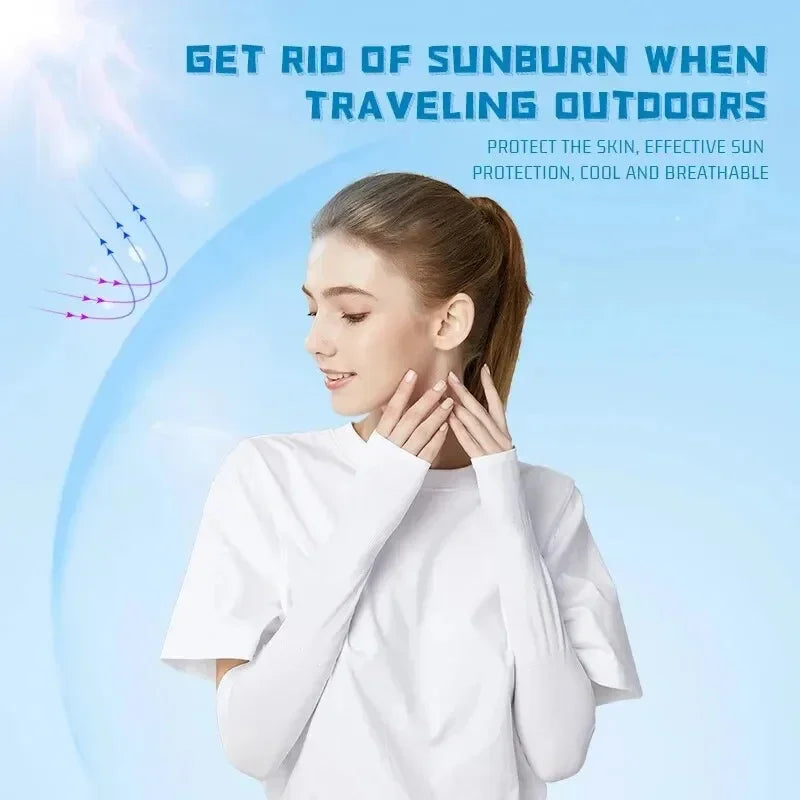 Cycling Arm Summer Ice Cloth Cycling Sleeves Sun Protection Unisex