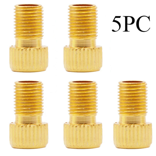 4/5PC F/V To A/V Valve Adapter Bike Value Converter Presta To Schrader