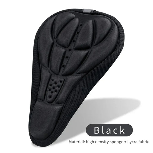 Soft 3D Padded Cycling Bicycle MTB Bike Saddle Seat Cover Cushion