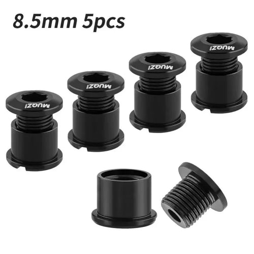 MUQZI 4/5PCS Chainring Bolts Single Double Chainring Screws Mountain