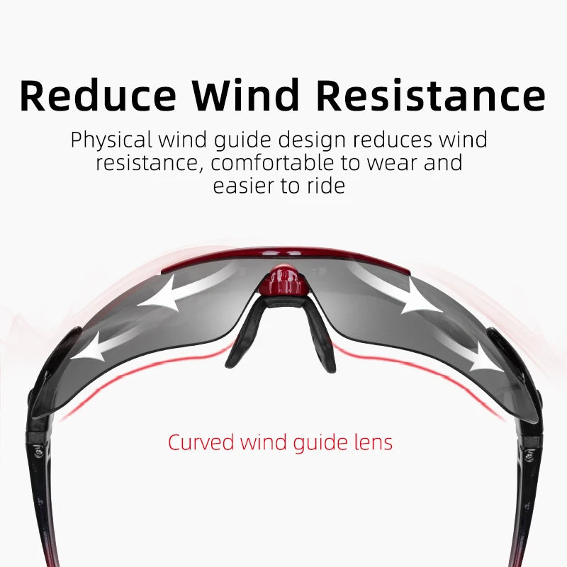 ROCKBROS Cycling Polarized glasses Bike Photochromic Outdoor Sports