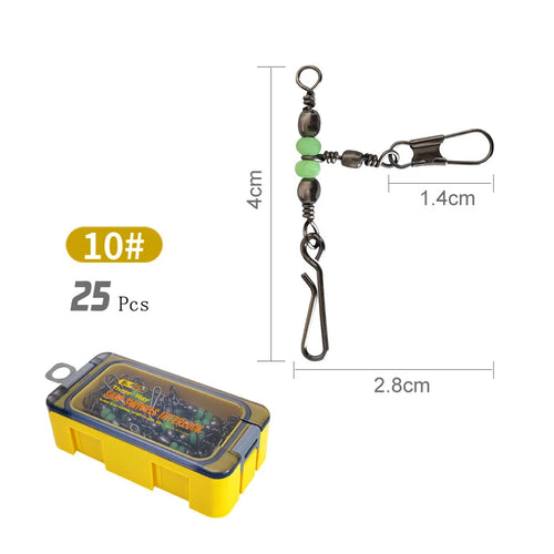 8 # 10 # Luyamu Shrimp Fishing Group Luminous Ball Bearing Rolling and