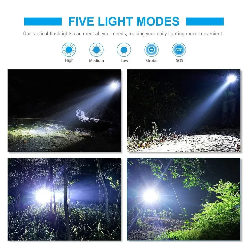 Outdoor handheld Flashlight Small Strong Light Portable Outdoor
