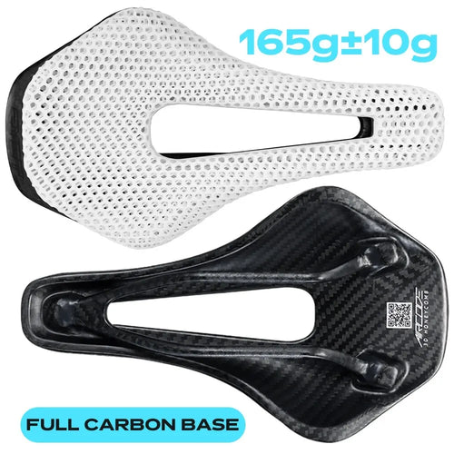 RYET 3D Printed Bike Saddle Ultralight Carbon Fiber Hollow Comfortable