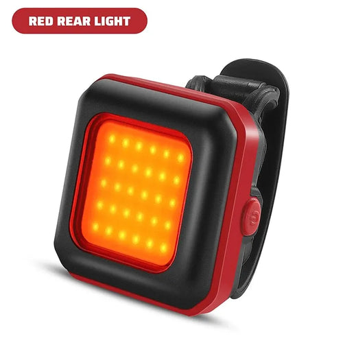 WEST BIKING Cycling Mini Front/Rear Lights 250mAh Rechargeable LED