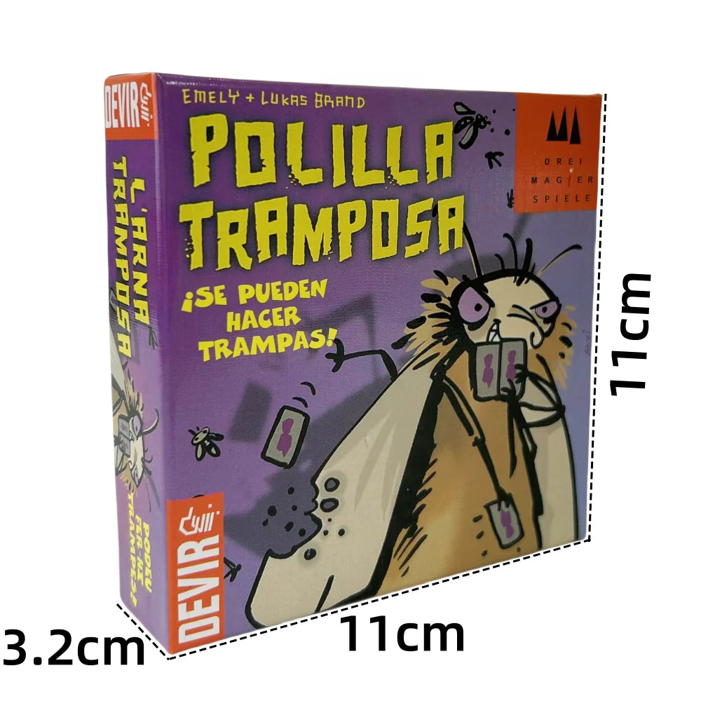 Mogel Motte Polilla Tramposa Card Game Devir-game Cheating Moth Board