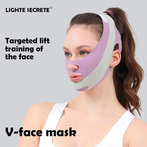 Face-Lift With Sleep Face V Shaper Facial Slimming Bandage Relaxation