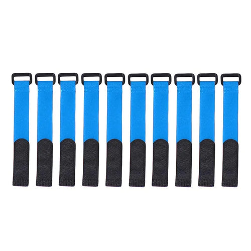 10pcs/set Reusable Fishing Rod Tie Holder Strap Suspenders Fastener