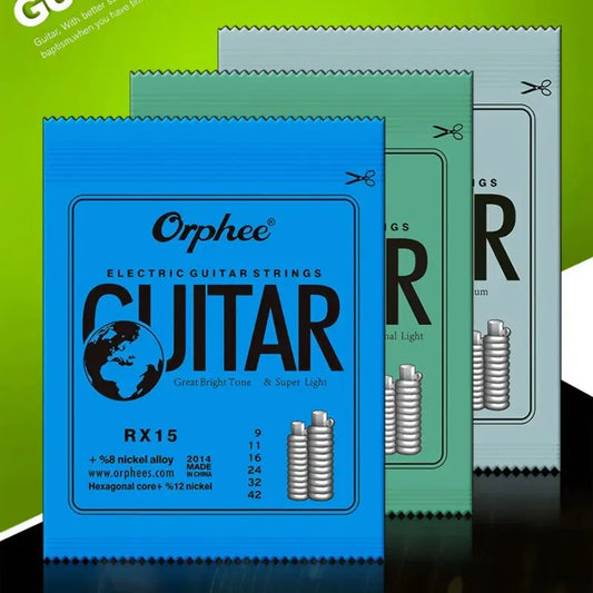 Orphee RX15 17 19 Electric Guitar Strings Nickel Alloy Super Light