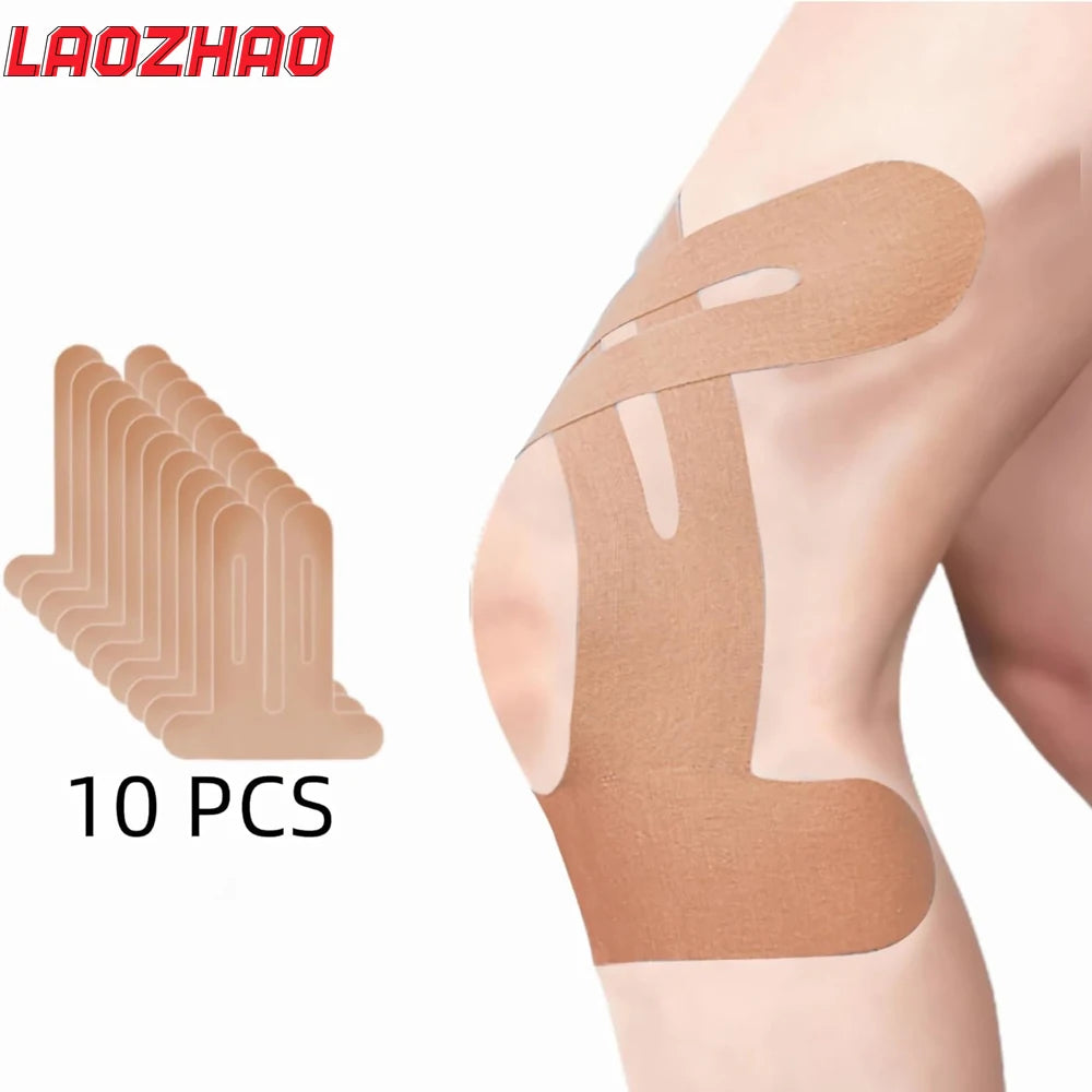 10PCS Kinesiology Tape for Knees, Waterproof & Elastic, Breathable