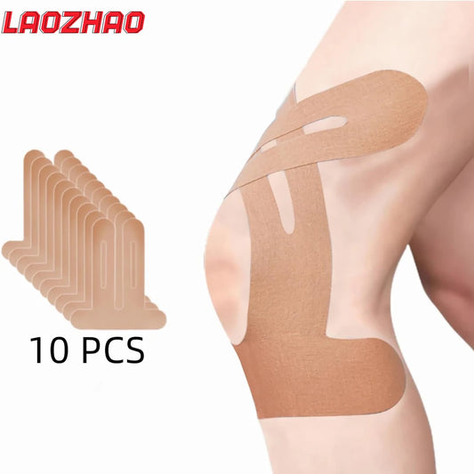 10PCS Kinesiology Tape for Knees, Waterproof & Elastic, Breathable