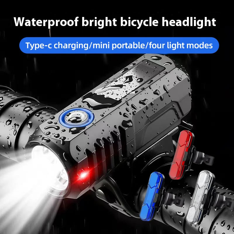 Super Bright LED USB Cycling Lighting Outdoor Waterproof Bicycle