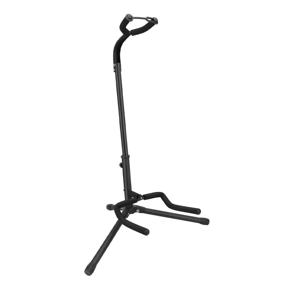 Portable Universal Guitar Stand - Collapsible Single Stand with Safety