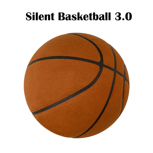 Silent Basketball Size 7#(29.5")6#/5# Dribbling Indoor Grooved Airless