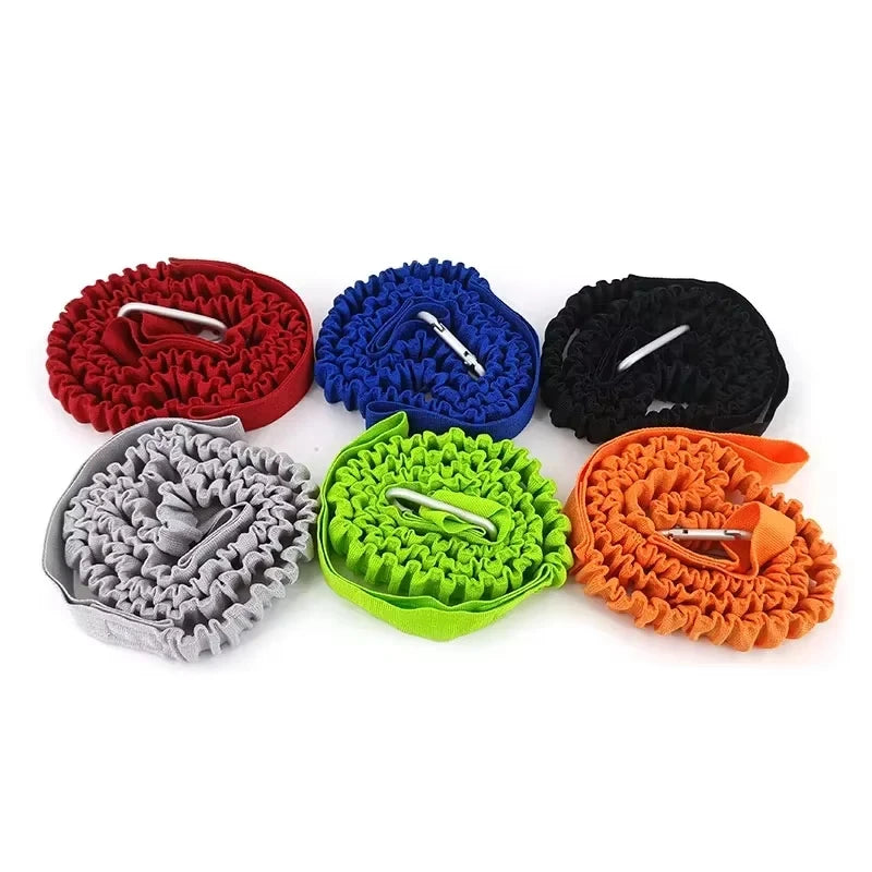1PC Adjustable Elastic Kayak Paddle Leash - Coiled Lanyard Cord with