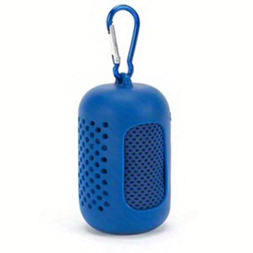 Circular Silicone Wrapped Cold Towel Cooling Towel Quick Drying