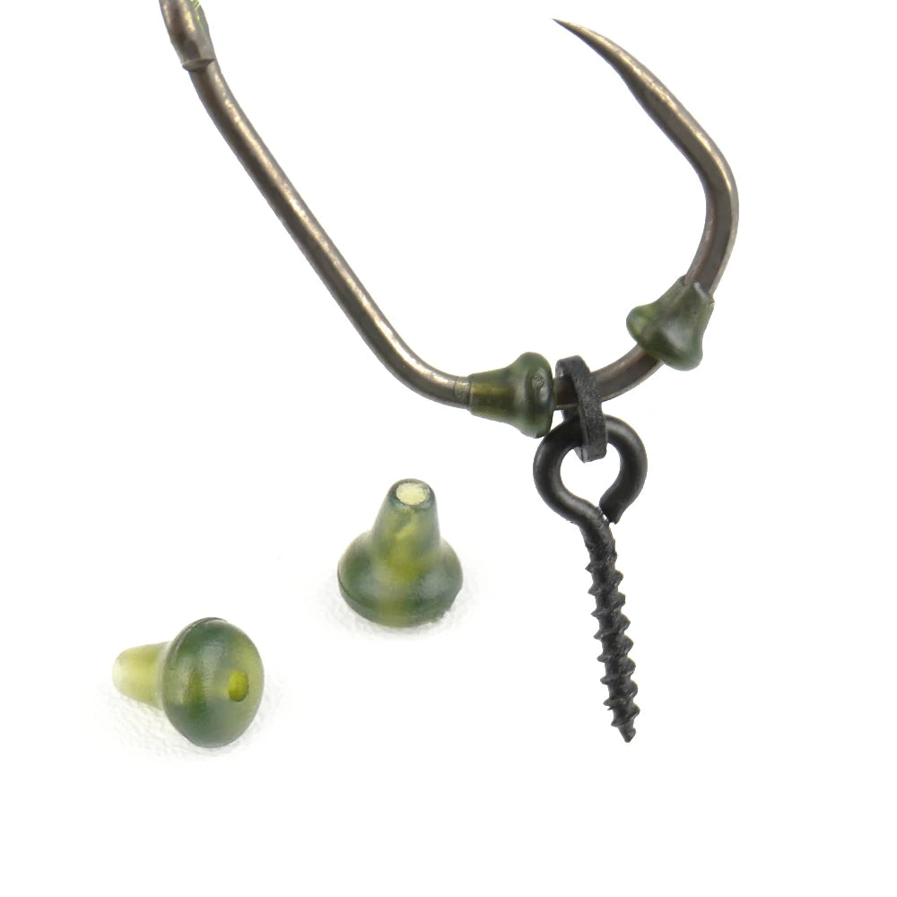 Hirisi 70pcs Carp Fishing Accessories Fishing Hook Bait Screw Stopper