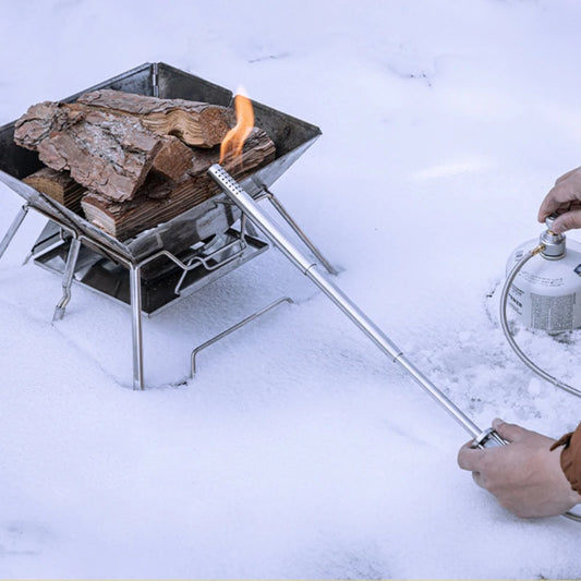 Campingmoon XD-6 Stainless Steel Fire Torch for Outdoor Camping and