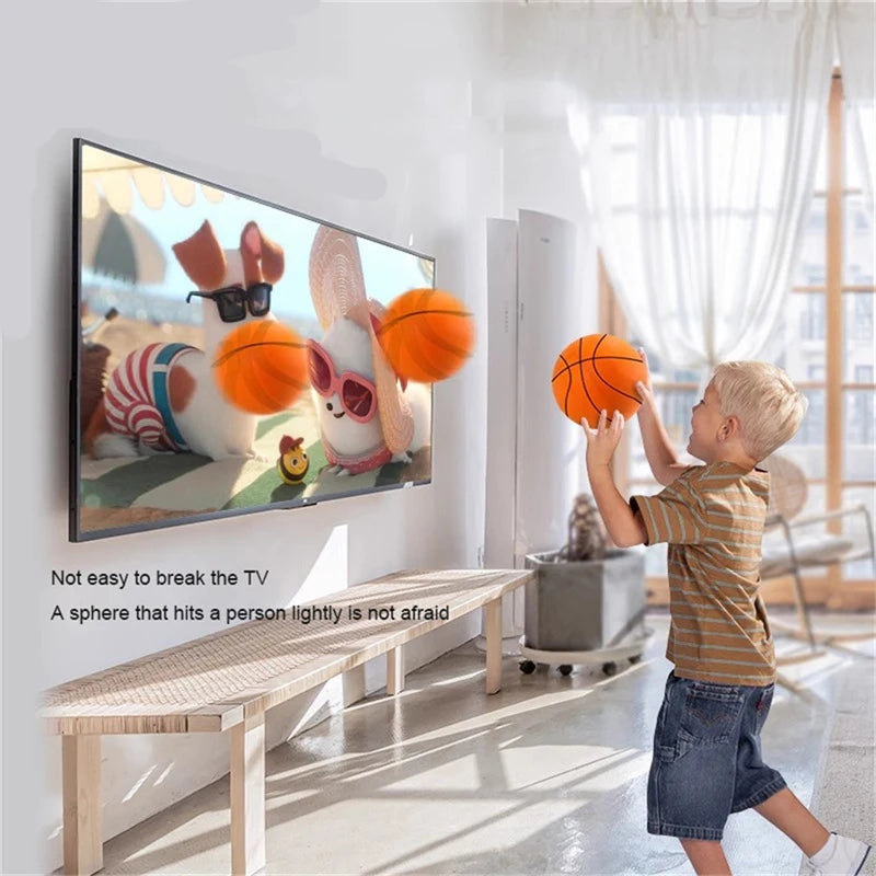 New Silent Basketball PU Foam Soft And Noise Free Children Sports