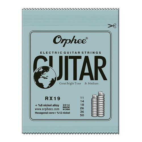 Orphee Electric Guitar Strings Set RX Series Hexagonal Carbon Steel 6