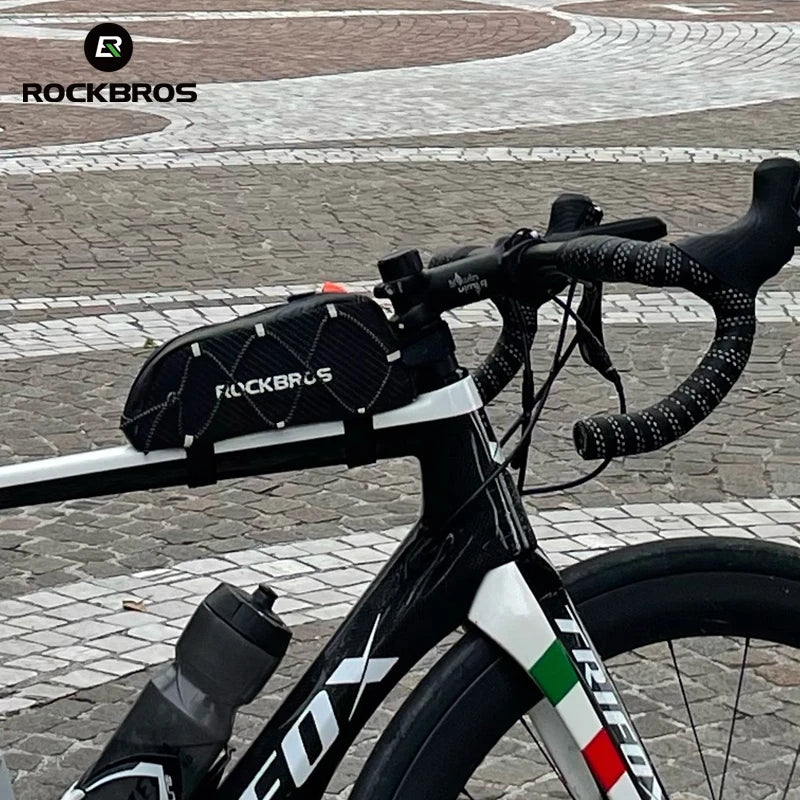 ROCKBROS Bike Bag Waterproof Reflective Front Top Frame Tube Bag