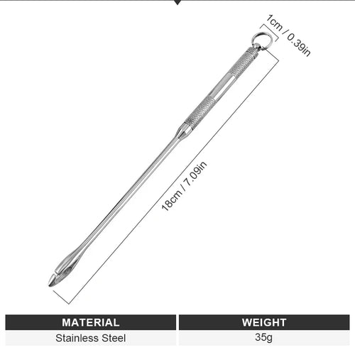 Shawto Titanium Coating Stainless Steel Fishing Scissor Plier Cut PE