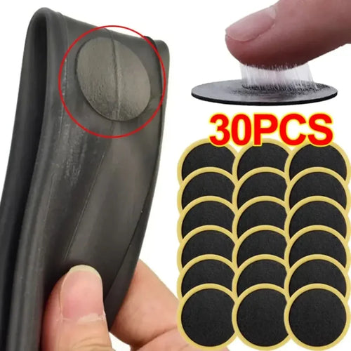 30/20/10PCS Glue-free Bicycle Tire Patches - Quick Self-Adhesive
