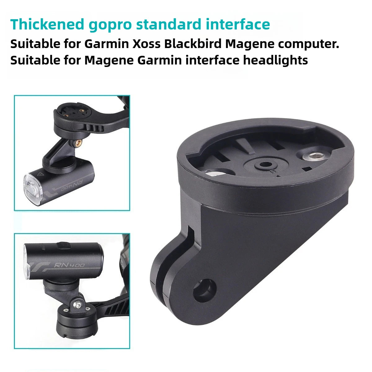 For Garmin Gopro Combo Mount Holder Bracket Adapter Quick Release