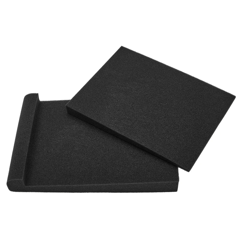 2pcs 30x20x4.5cm Sponge Studio Monitor Speaker Acoustic Isolation Foam