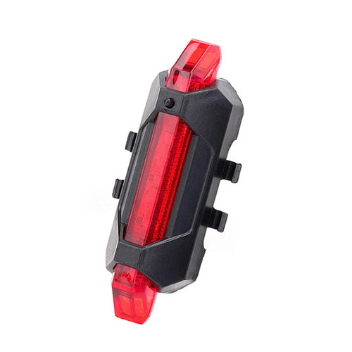USB Rechargeable Bike Light Taillight Easy to Install 3 Modes Bicycle